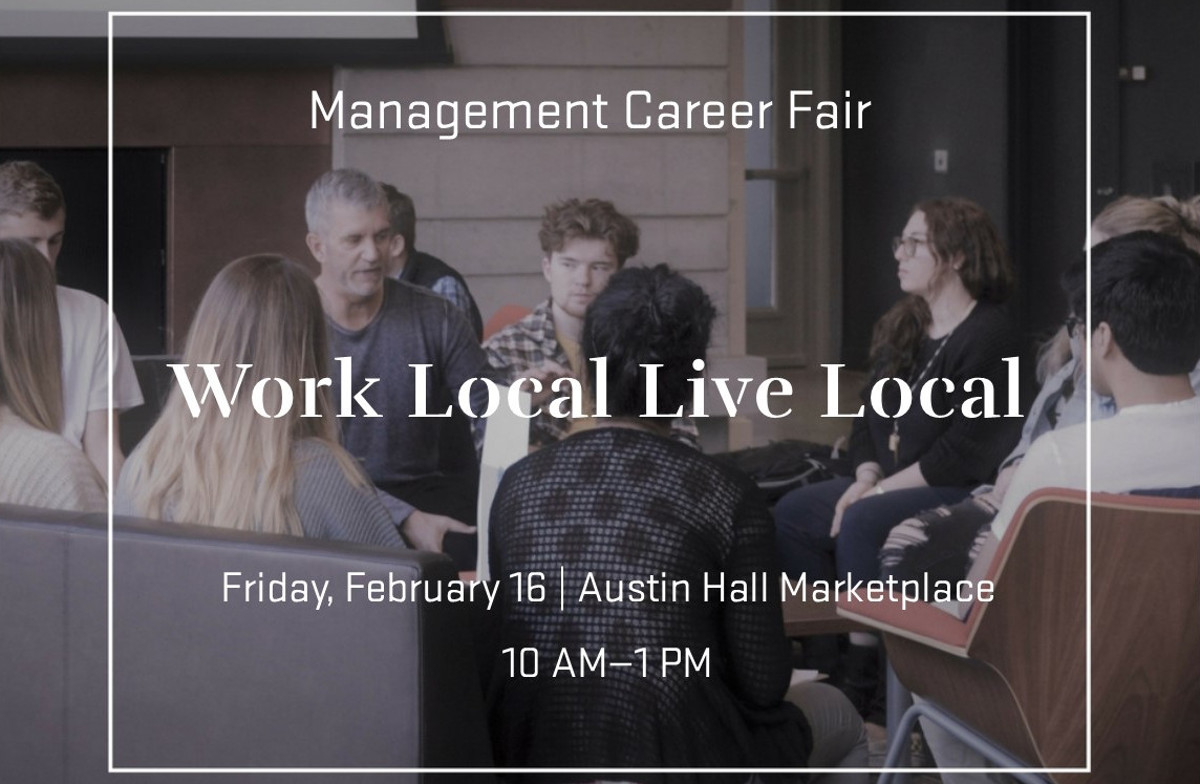 Work Local Live Local Management Career Fair