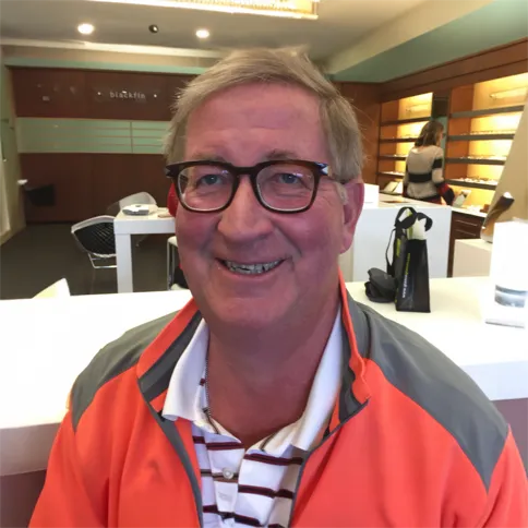 a photo of a man in a store