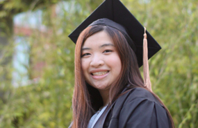 Graduating senior Amy Vo