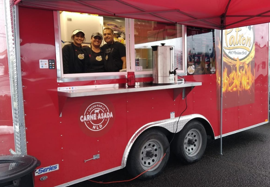 Alex Magana works with her family in their food truck, El Patron.