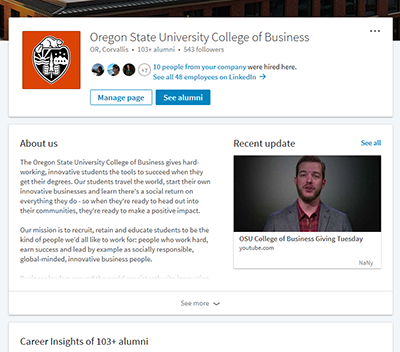 Oregon State University OSU College of Business