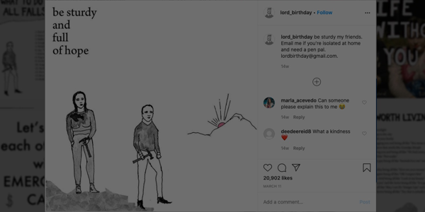 Lord Birthday's instagram feed