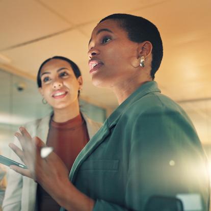two women having a conversation