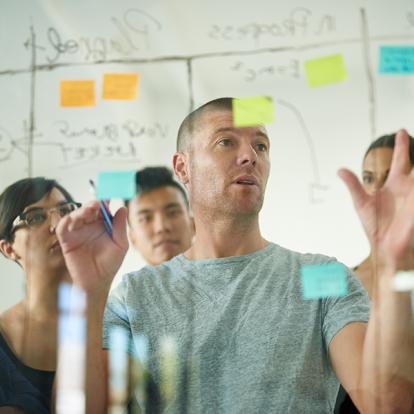 Creative Problem Solving in Organizations with Design Thinking & AI 